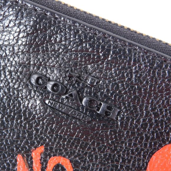 Coach No Hate Upcycled Hand-painted Leather Wristlet (12124) - Picture 5 of 7